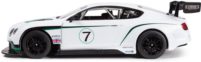 Радиоуправляемая игрушка Rastar Bentley Continental GT3 70600W белый