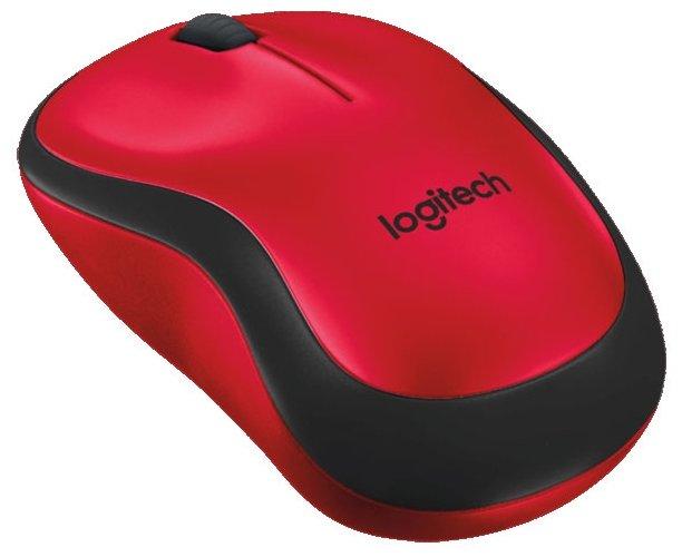 Беспроводная мышь Logitech M220 SILENT Red USB