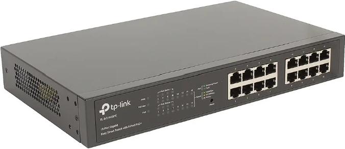 Коммутатор TP-LINK TL-SG1016PE черный