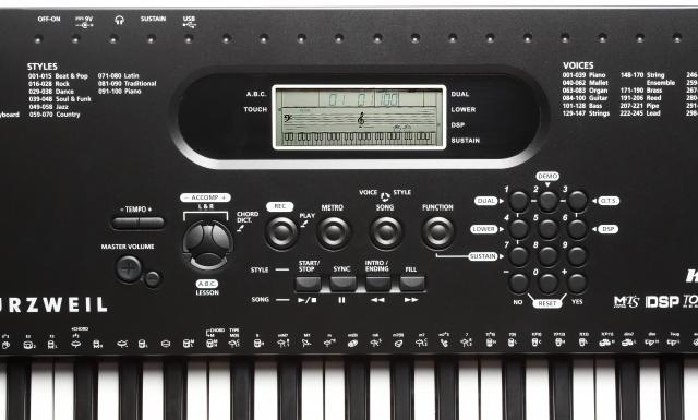 Синтезатор Kurzweil KP70LB Black