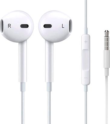 Наушники Apple EarPods 3.5 мм белый