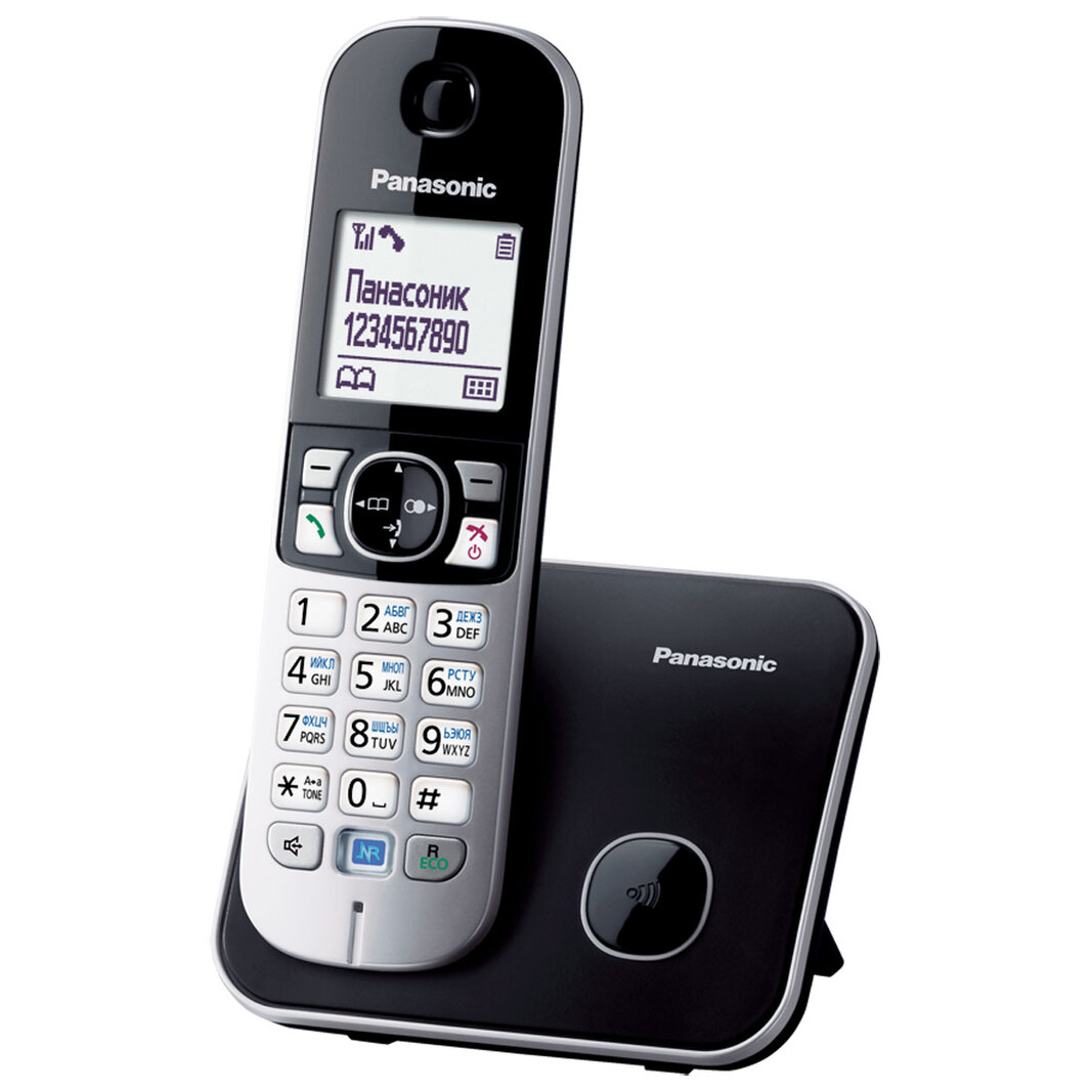 Радиотелефон Panasonic KX-TG6811RUM серый металлик