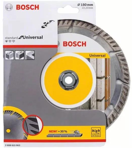 Диск отрезной BOSCH Standard for Universal 2608615063 180х22.23