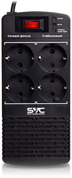 Стабилизатор SVC AVR-1000-L черный