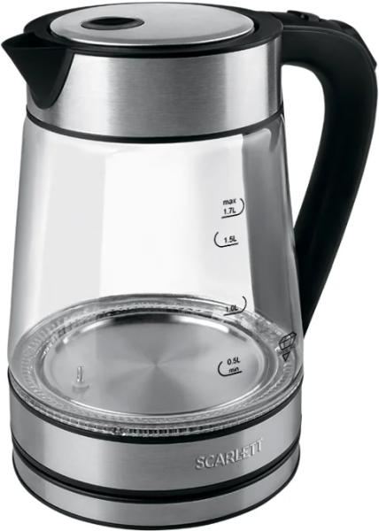 Электрочайник Scarlett SC-EK27G55 серебристый