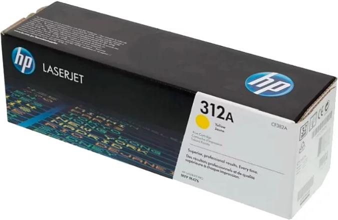 Картриджи HP CF382A желтый