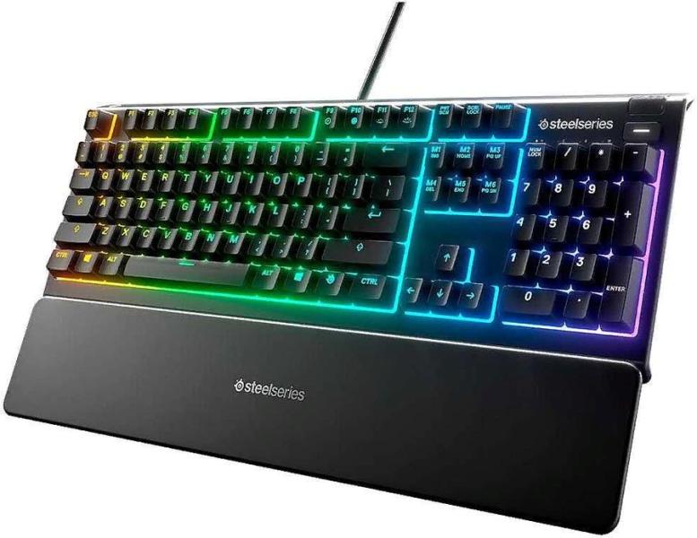 Клавиатура SteelSeries Apex 3 USB черный