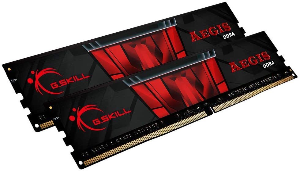 Комплект модулей G.Skill Aegis F4-3200C16D-16GIS DDR-4 16Gb 3200MHz, 2x8Gb