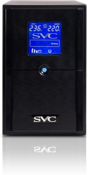 ИБП SVC V-1200-L-LCD черный