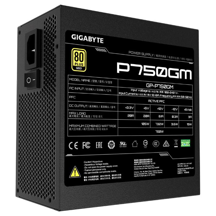 Блок питания GIGABYTE GP-P750GM