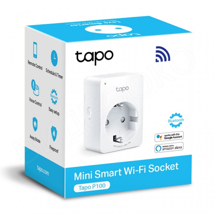 Розетка TP-Link Tapo P100 10А белая