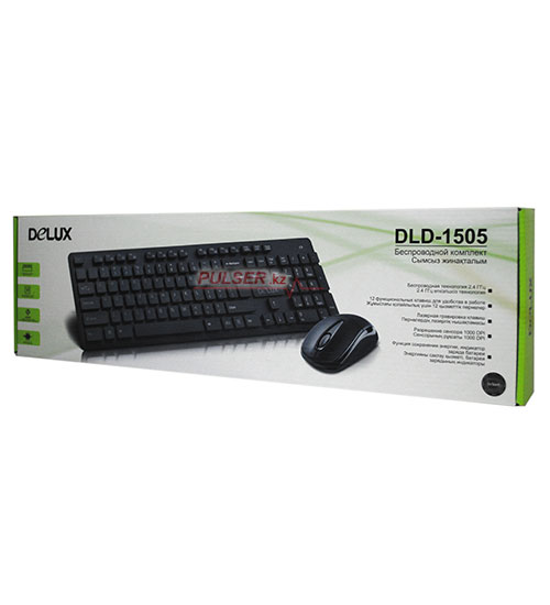 Клавиатура Delux DLD-1505OGB черный