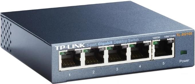 Коммутатор Коммутатор TP-LINK TL-SG105 синий