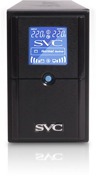 ИБП SVC V-650-L LCD черный