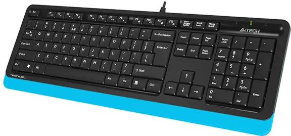 Клавиатура A4tech Fstyler FK-10 голубой