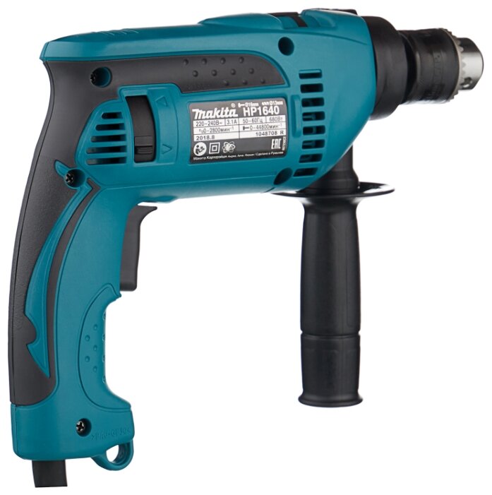 Дрель ударная Makita HP1640 680 Вт