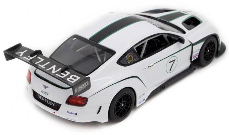 Радиоуправляемая игрушка Rastar Bentley Continental GT3 70600W белый