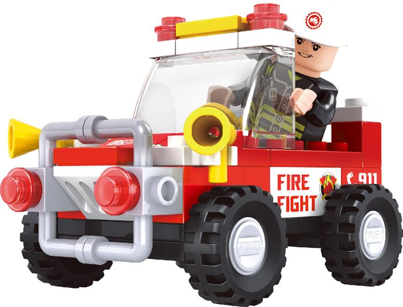 Конструктор Ausini Пожарная бригада 21201