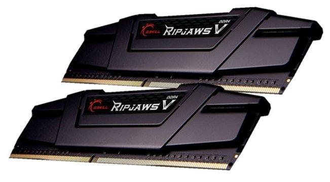 Оперативная память 8 GB 2 шт. G.SKILL Ripjaws V F4-3200C16D-16GVKB