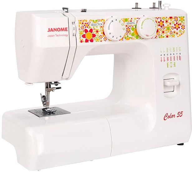 Швейная машина Janome Color 55, белая