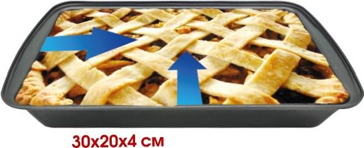 Форма для выпечки LARA LR11-13 30х20 см