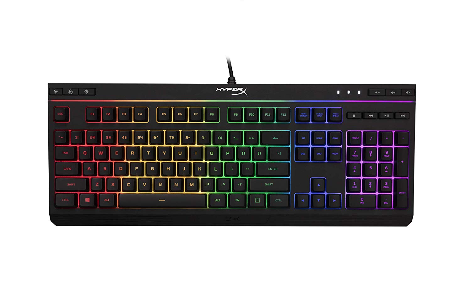 Клавиатура HyperX Alloy Core RGB HX-KB5ME2-RU черный