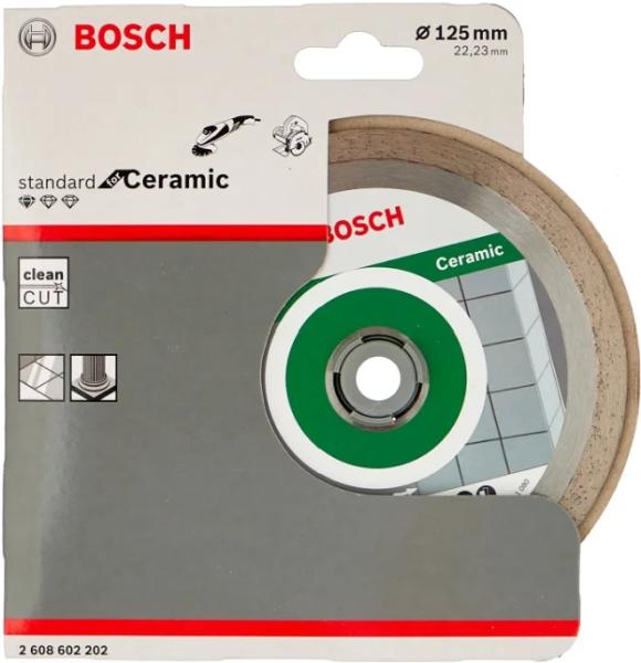 Диск отрезной Bosch Standard for Ceramic 2608602202 125x22.23