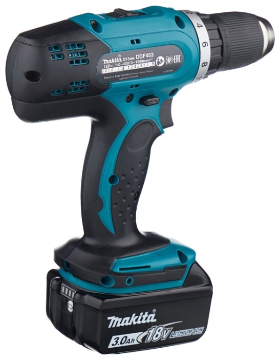 Аккумуляторная дрель-шуруповерт Makita DDF453RFE 42 Н·м