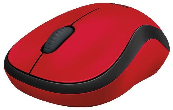 Беспроводная мышь Logitech M220 SILENT Red USB