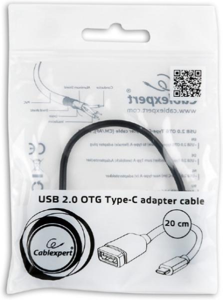 Cablexpert A-OTG-CMAF2-01 USB - USB TypeC 0.2 м черный