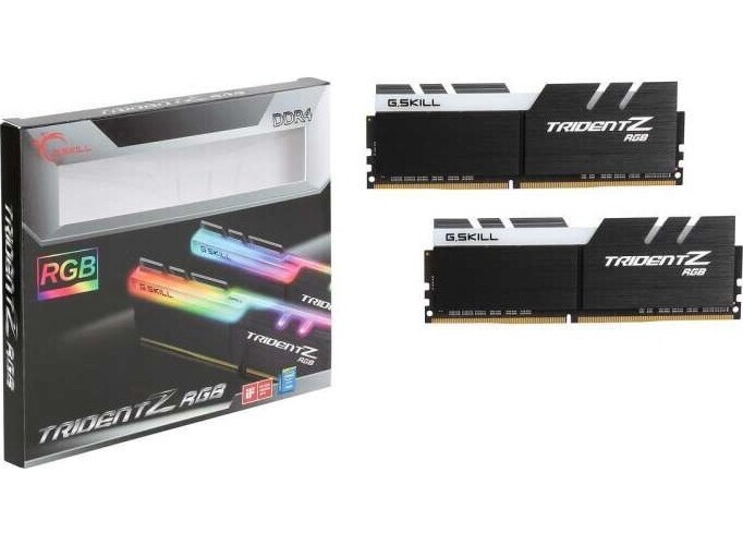 Комплект модулей G.Skill  F4-3200C16D-32GTZKW DDR-4 3200MHz, 2x16Gb