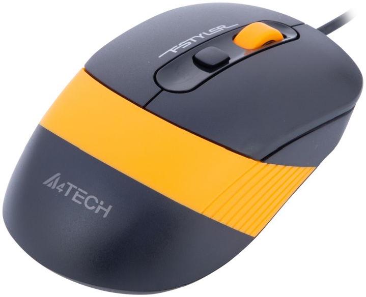 Мышь A4Tech Fstyler FM-10 оранжевый