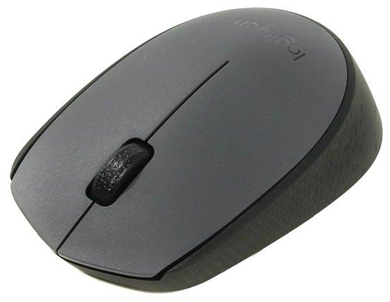 Беспроводная мышь Logitech M170 Wireless Mouse Black-Grey USB