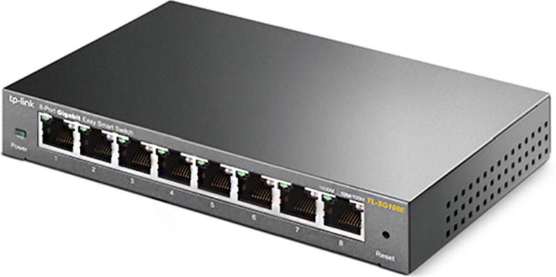 Коммутатор TP-LINK TL-SG108E черный