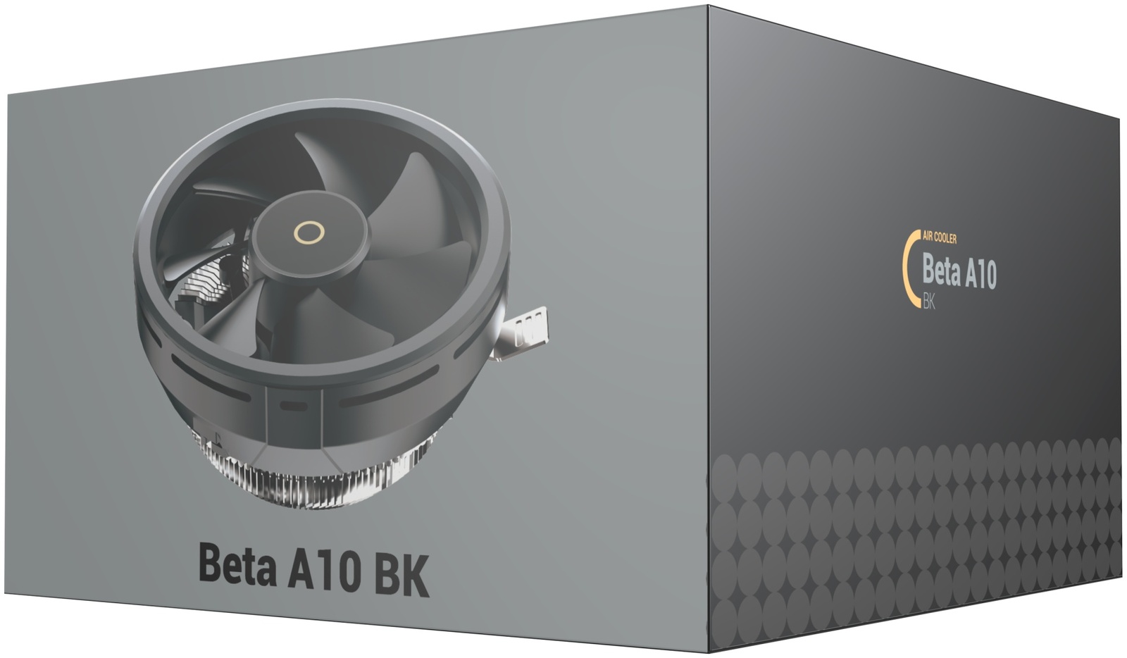 Кулер для процессора Ocypus Beta A10 BK Beta-A10-BK1NNWN00X-GL, черный