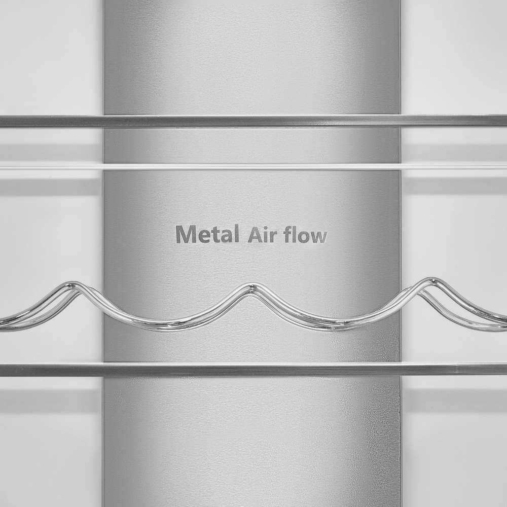 Холодильник MAUNFELD MBF17754NFWHGR LUX Inverter белый