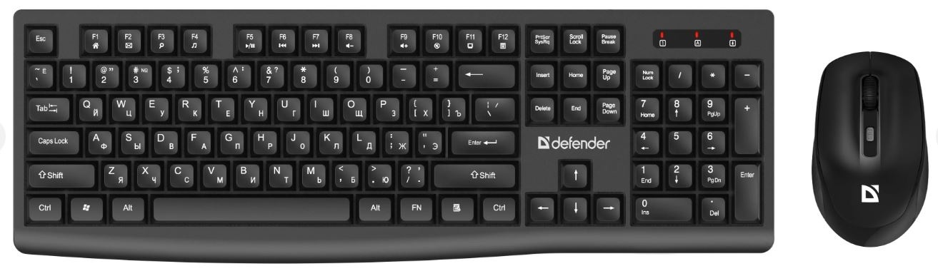 Клавиатура Defender Seoul C-972 RU черный