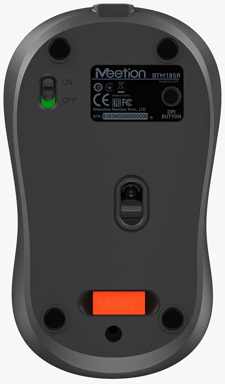 Мышь MeeTion BTM185R Black черный