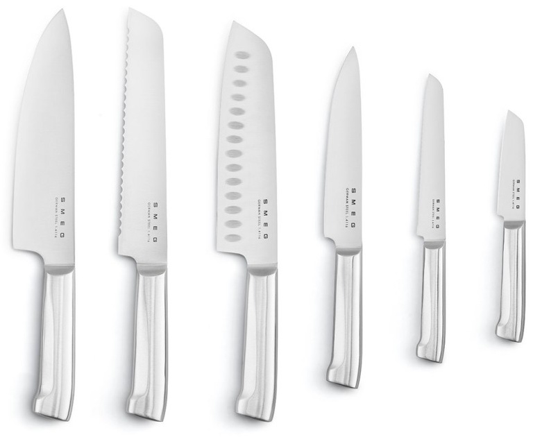 Smeg универсальный KBSF02BL, лезвие: нержавеющая сталь 6 шт