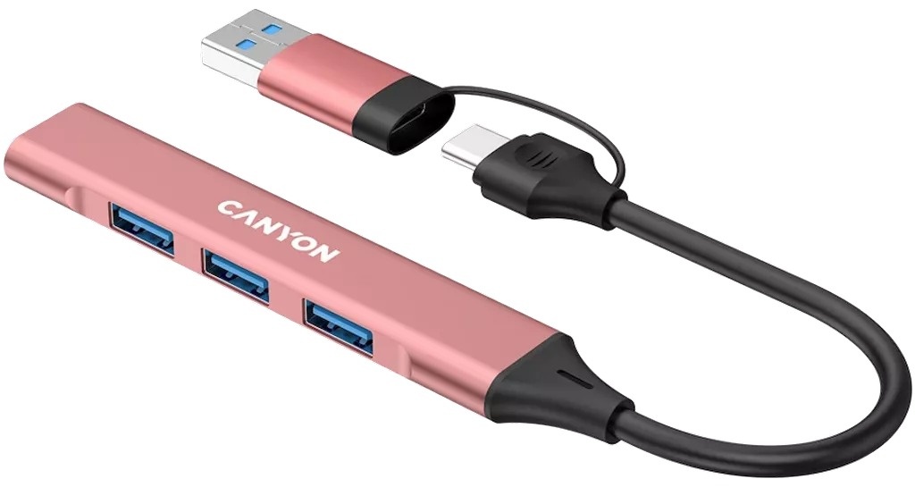 Док-станция Canyon DS-02 Pink CNS-TDS02P, розовая