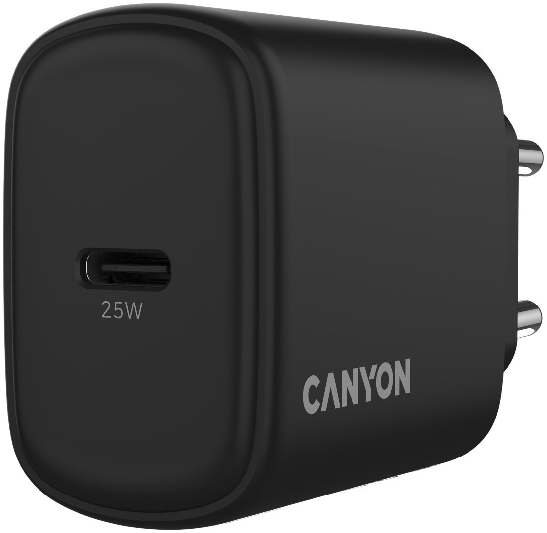 Зарядное устройство Canyon OnCharge 200 CNE-CHA200-11 USB Type-C 20 Вт черный