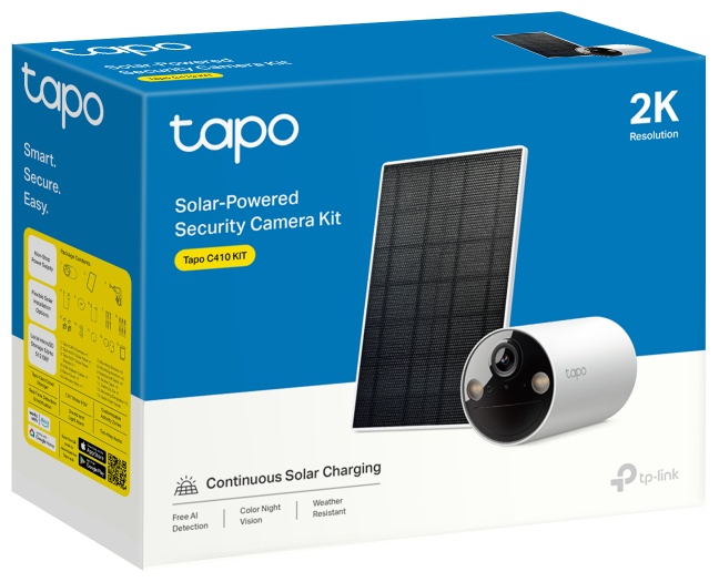 Tapo камера видеонаблюдения Tapo C410 KIT, 3MP, расширение 2304x1296