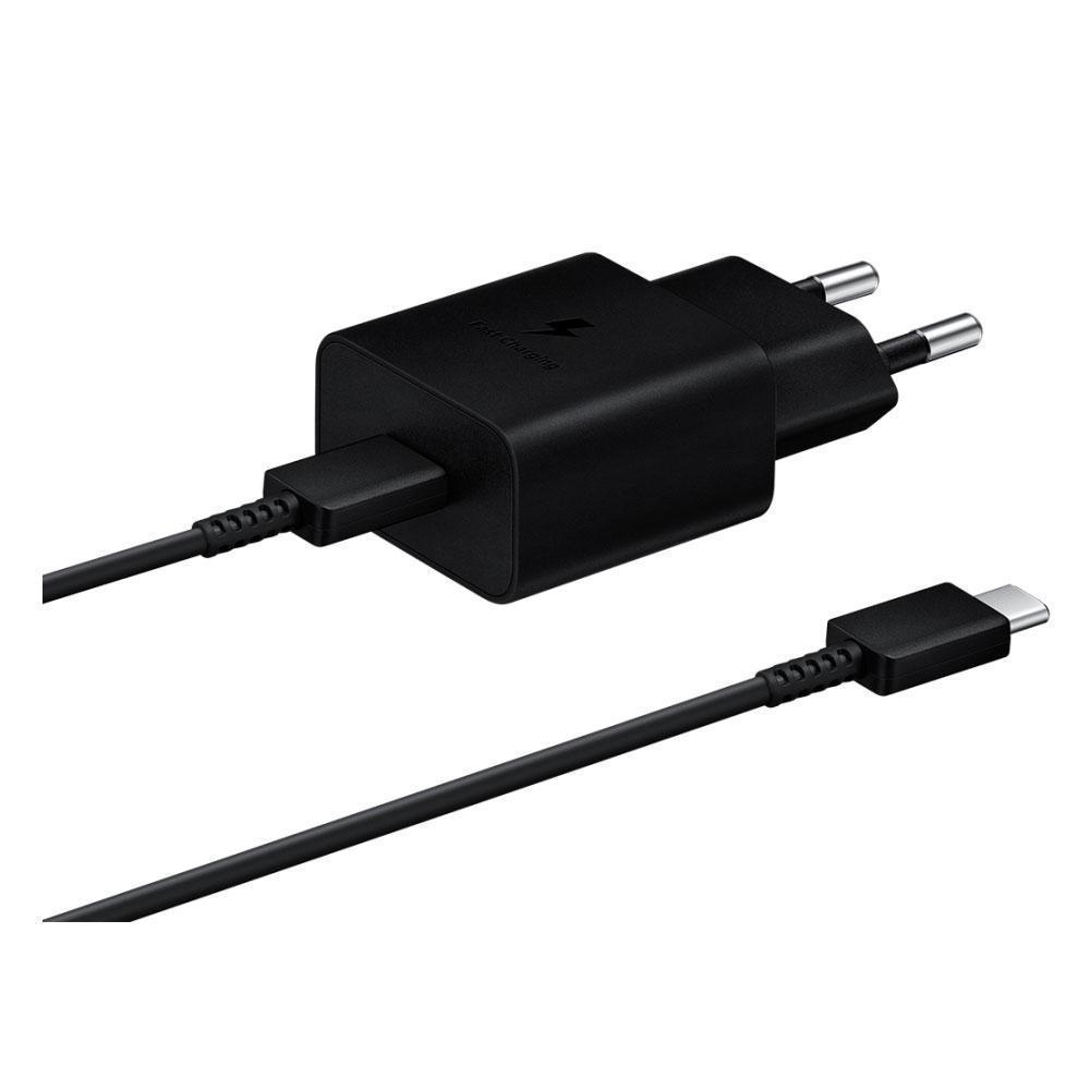 Зарядное устройство для телефонов Samsung (EP-T1510XBEGRU) 15W Power Adapter (C to C Cable) Type-C black