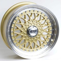 Диск Kipardo GTP040  8x100 R16х7.5 СВ73,1 ЕТ35  Golden/Machined Lip