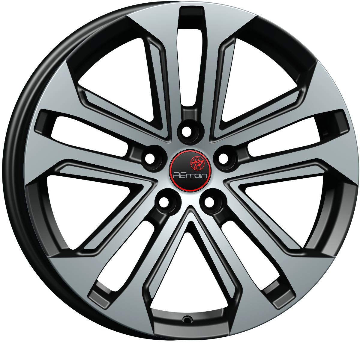 Диск Remain R244 24402AR 5x114,3 R18x7 CB66,1 ET40 (A 18_Quashqai) алмаз черный