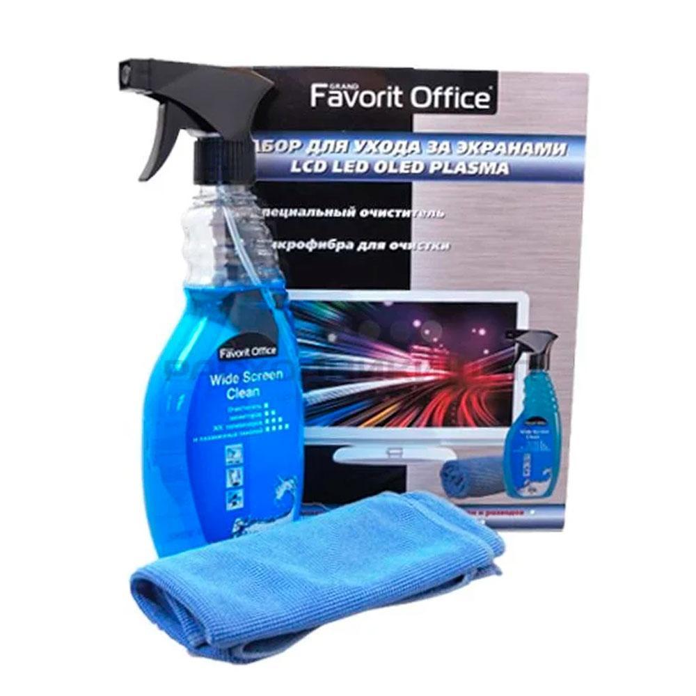 Очищающий набор для TV Favorit Office  F150387, спрей +1 салфетка
