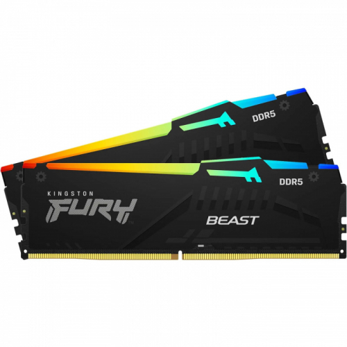 Комплект модулей памяти Kingston Fury Beast RGB KF556C40BBAK2-32 32Gb (16x2)