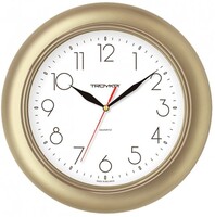 Часы настенные Troyka 71771212 золотистые