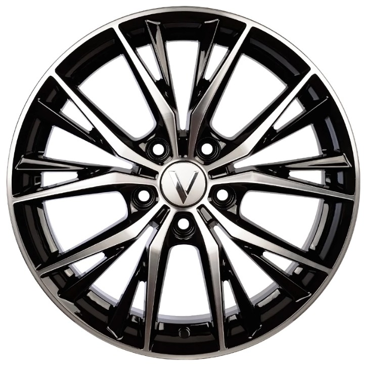 Диск Вектор 21007AB 5x114,3 R17x7 CB67,1 ET45 B210, алмаз черный