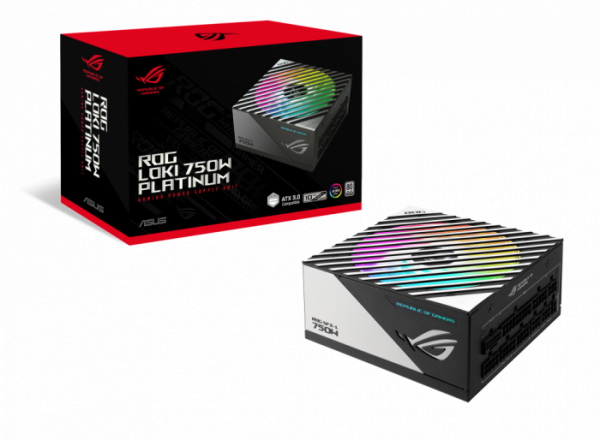 Блок питания Asus ROG-LOKI-750P-SFX-L-GAMING, 750W, full modular PSU, ARGB-Illuminated Fan, 80 PLUS Platinum